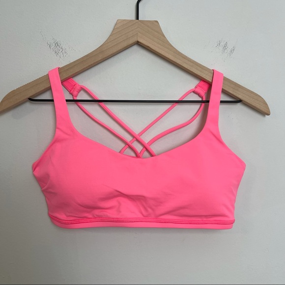 LULULEMON- Free To Be Bra Athletic Yoga Workout Sports - Picture 5 of 9